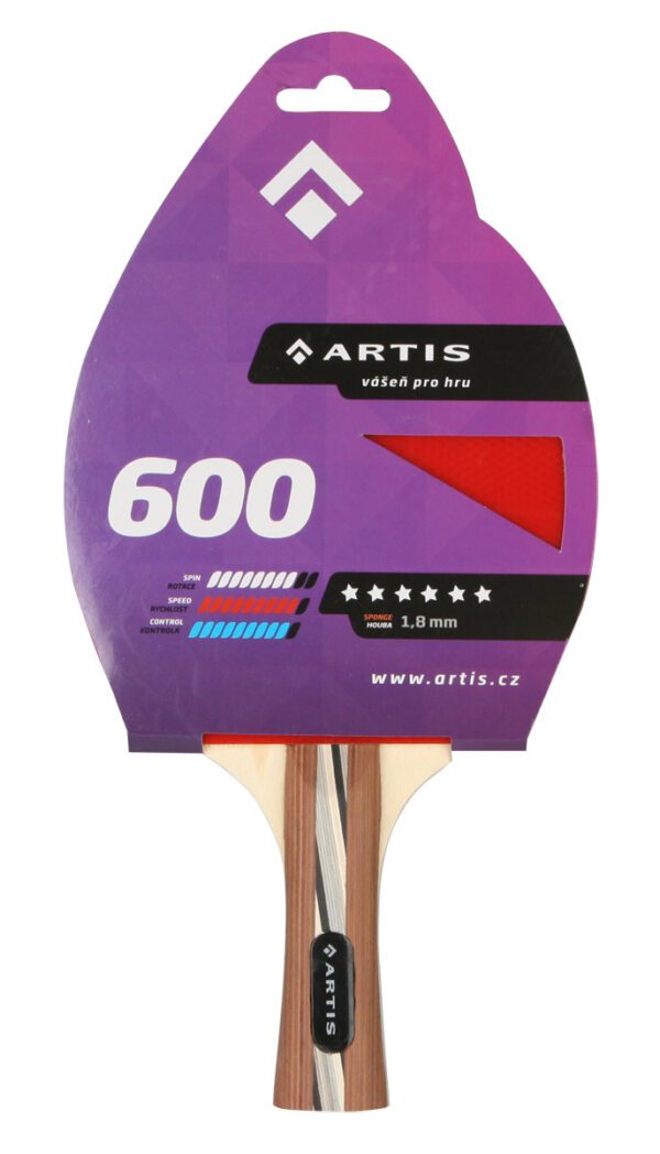 Pálka na stolní tenis pro sportovní hru.