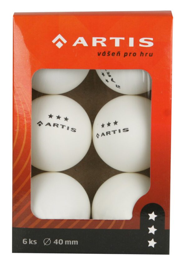 Závodní míčky pro stolní tenis. Průměr 40 mm.