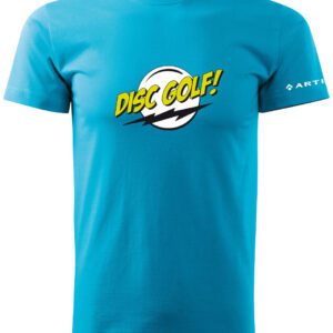 Pánské tričko s discgolfovým motivem.