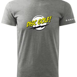 Pánské tričko s discgolfovým motivem.