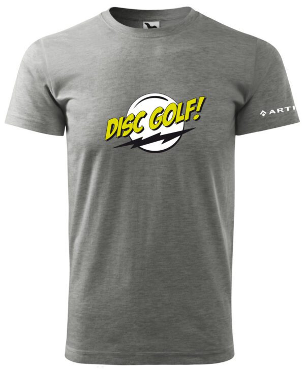 Pánské tričko s discgolfovým motivem.