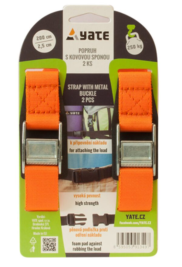 Universální popruh s kovovou sponou nejen k batohům.