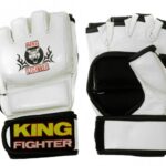 King Fighter MMA rukavice Champion white velikost: M