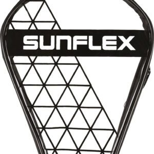 Průhledný obal na pálku na stolní tenis a 2 míčky.