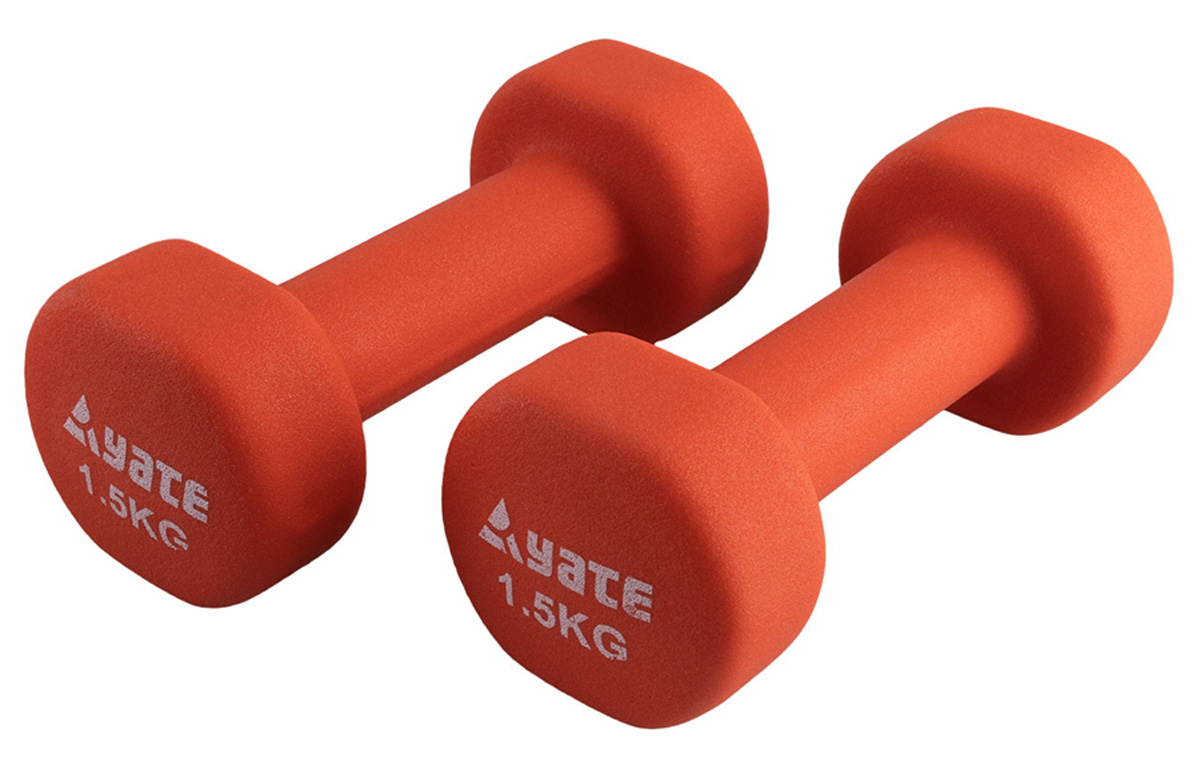 Jednoruční činky na aerobic a cvičení.