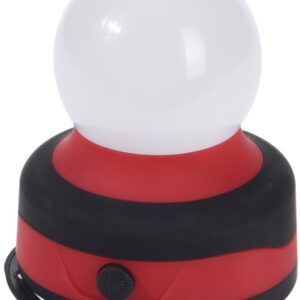 Malá kempingová svítilna na postavení nebo zavěšení.