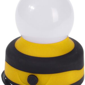 Malá kempingová svítilna na postavení nebo zavěšení.