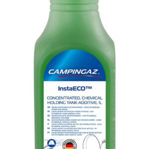 Sanitární přísada pro odpadní nádrže přenosných toalet.