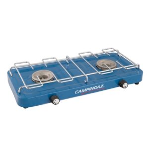 Stolní plynový dvouplotýnkový vařič. Výkon 2 x 1.600 W.