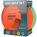 Sada 3 disků pro discgolf.