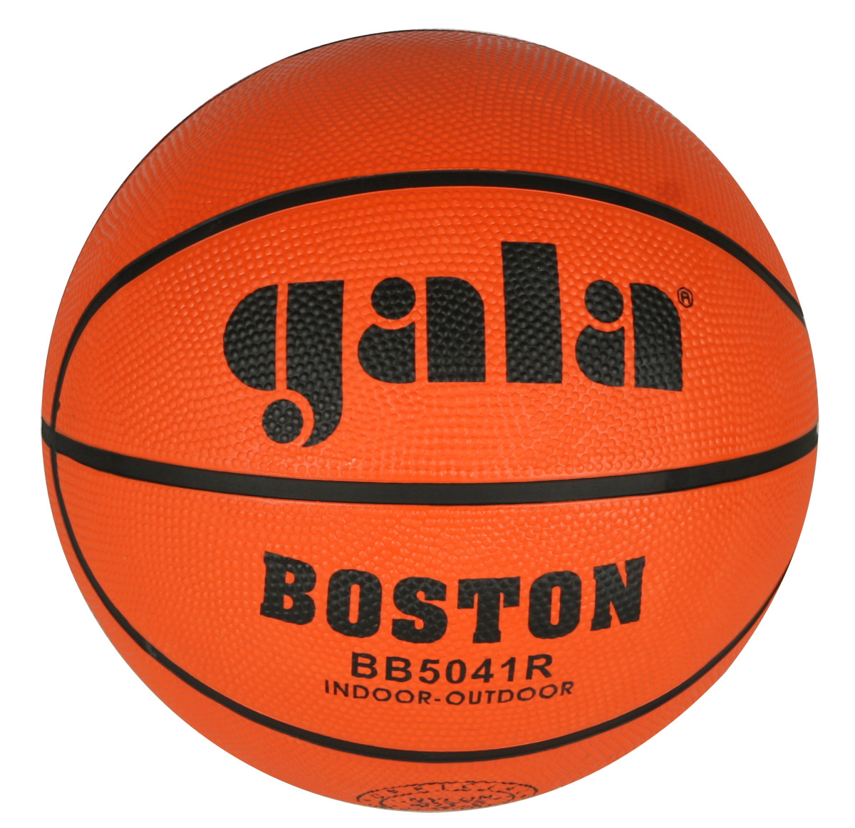 Odolný gumový basketbalový míč pro venkovní hru. Velikost 5.