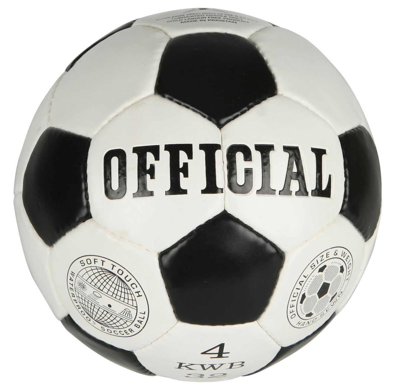 Fotbalový míč OFFICIAL KWB – 4