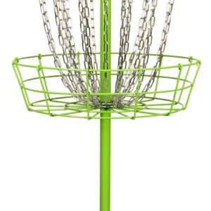 Skládací přenosný koš na discgolf.