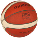 Míč z pravé kůže homologovaný FIBA pro nejvyšší soutěže.