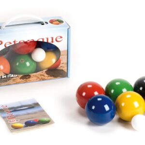 Barevné koule na petanque pro 2 - 3 hráče.
