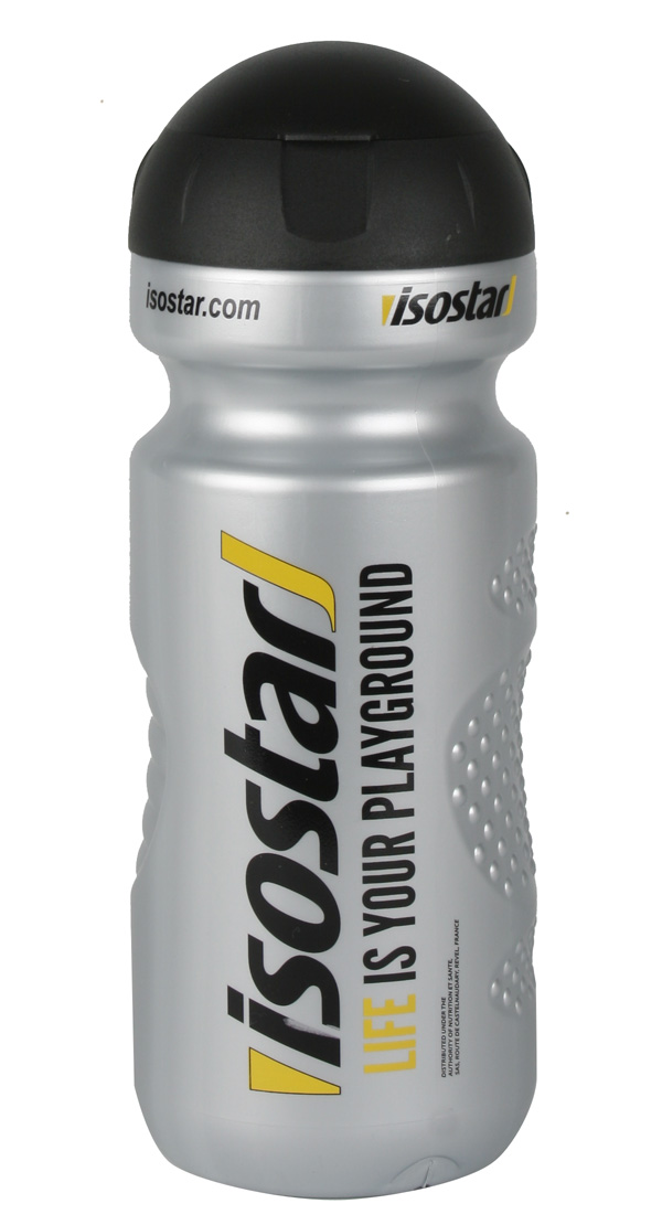 Láhev ISOSTAR  650 ml stříbrná klobouček