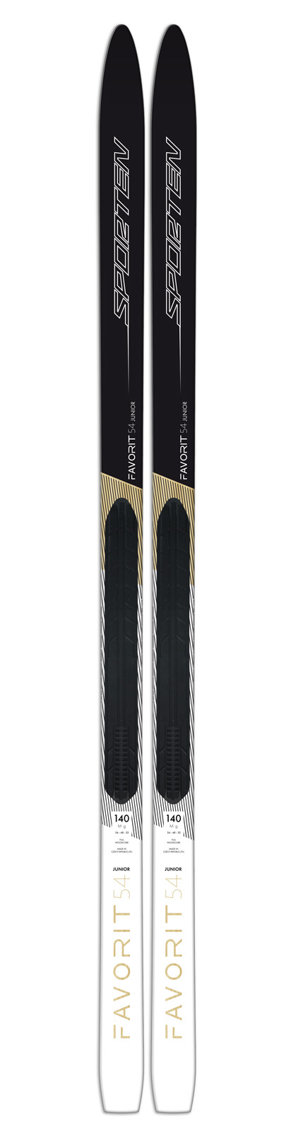 Universální turistické běžky s protismykem v délkách 100 - 130 cm.
