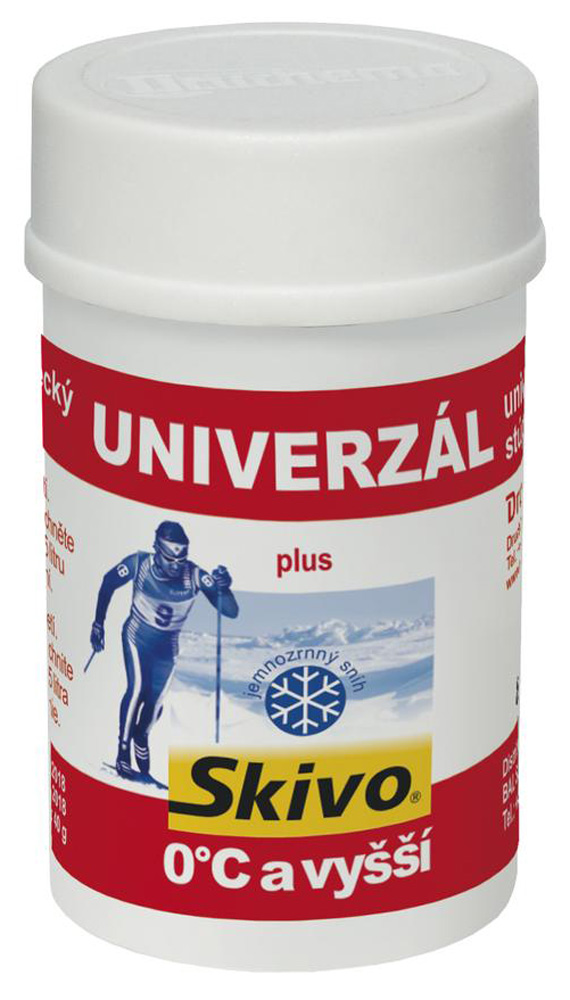 Universální běžecký stoupací vosk pro rekreační lyžaře.