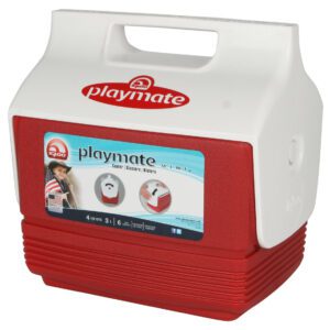 Přenosný chladicí box o objemu 3 litry.