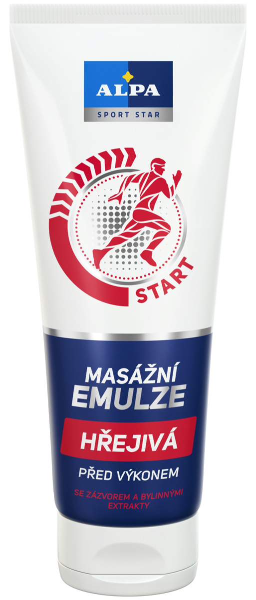 ALPA masážní emulze Hřejivá 210 ml