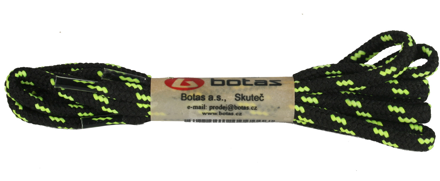 Kulaté tkaničky do dětských bot na běžky.