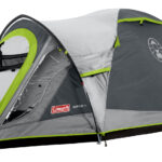 Samonosný turistický stan pro 2 osoby.