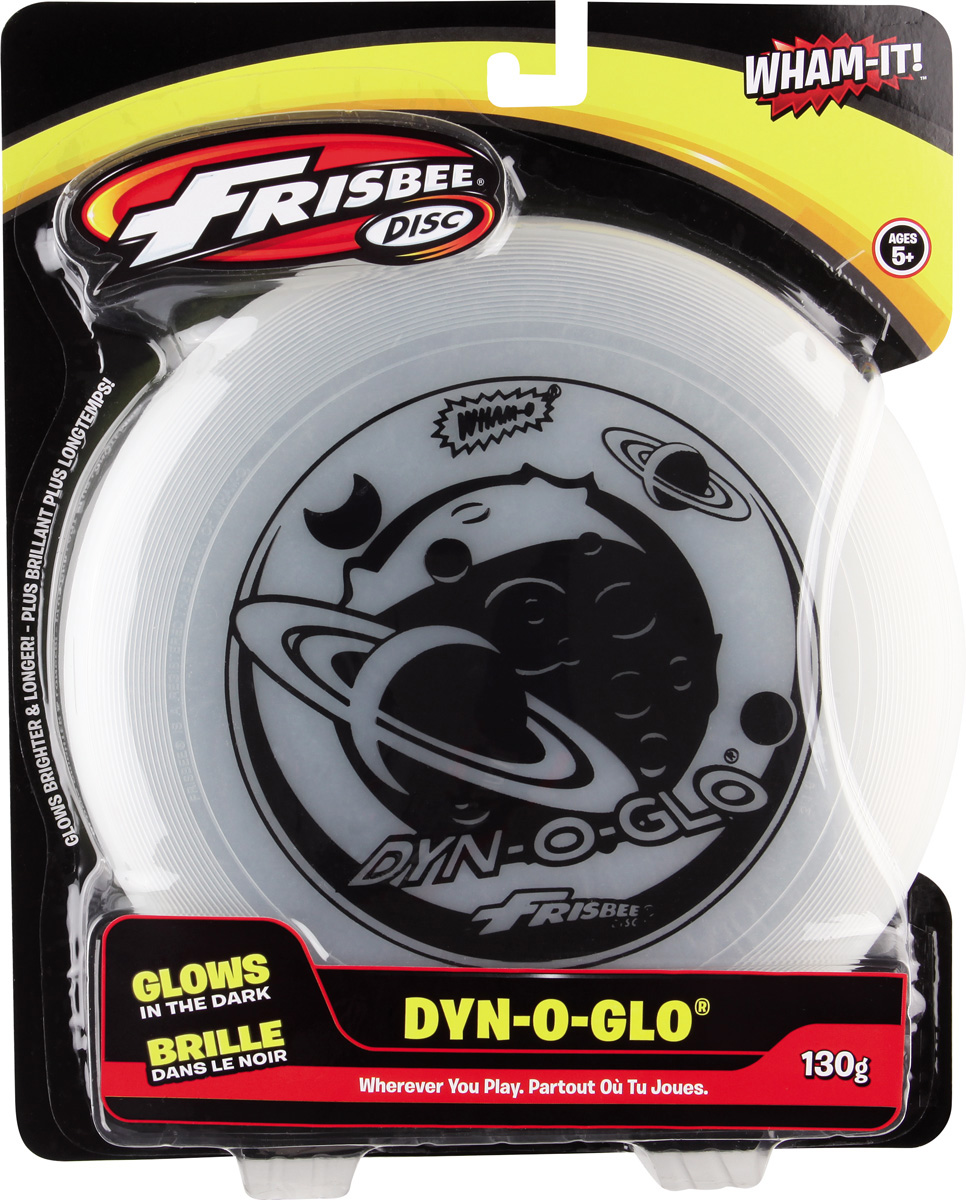 Nejzářivější frisbee svítící ve tmě.