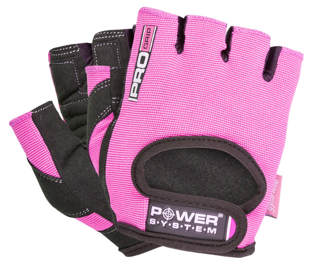 Fitness rukavice Power System Pro Grip růžová