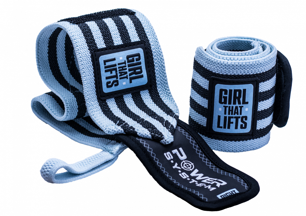 Power System Wrist Wraps GTL modrá
