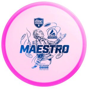 Průhledný discgolf mid range disk 4 - 3 - 0 - 2