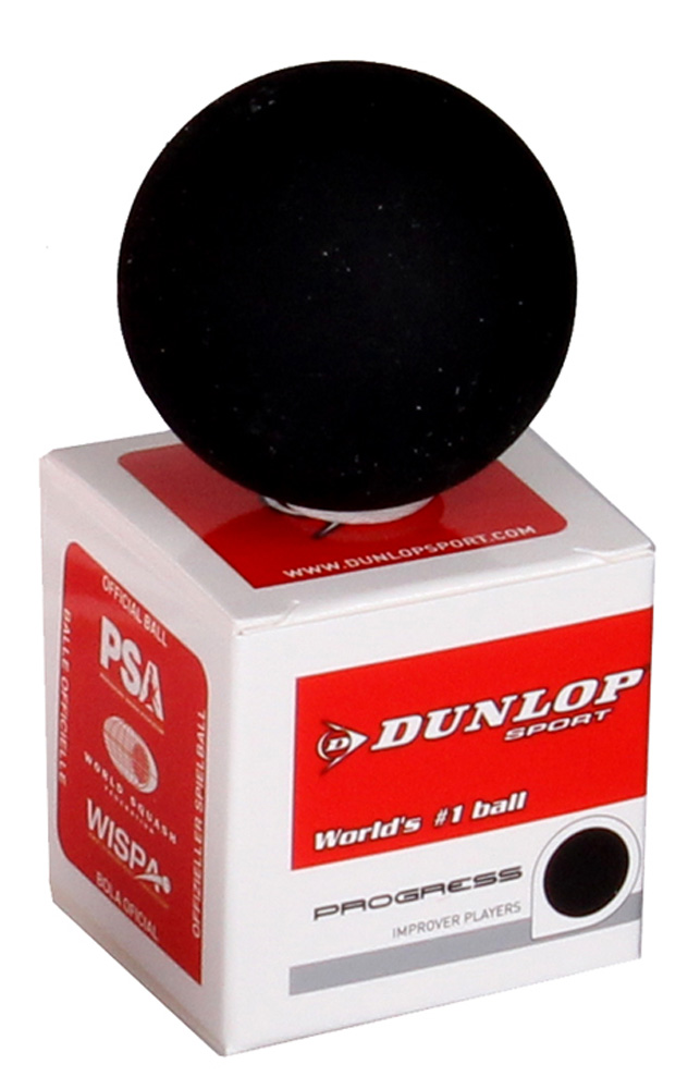Squashový míček Dunlop PROGRESS – červená
