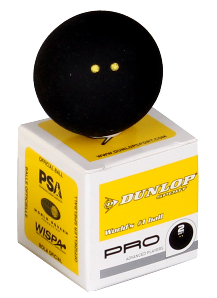 Oficiální míč na squash pro zkušené a profesionální hráče.