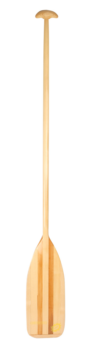 Krásné celodřevěné kánoistické pádlo bez kování.