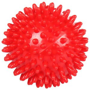 Tvrdý masážní míček s bodlinkami pro reflexní masáž.