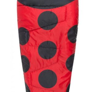 Dětský mumiový spací pytel v designu berušky.