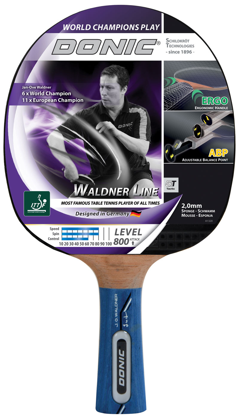 Pálka na stolní tenis útočná s nastavitelným těžištěm ABP.