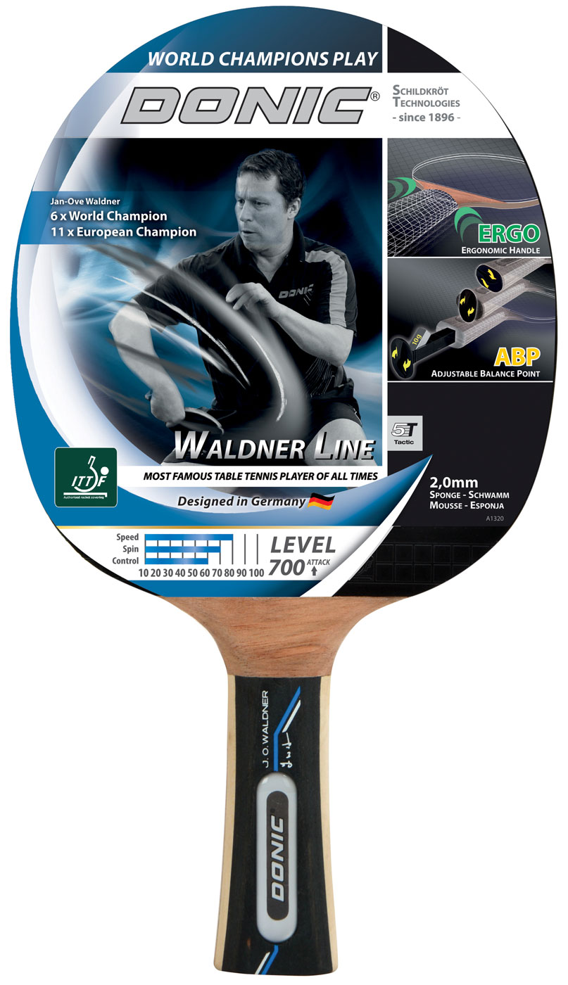 Pálka na stolní tenis útočná s nastavitelným těžištěm ABP.