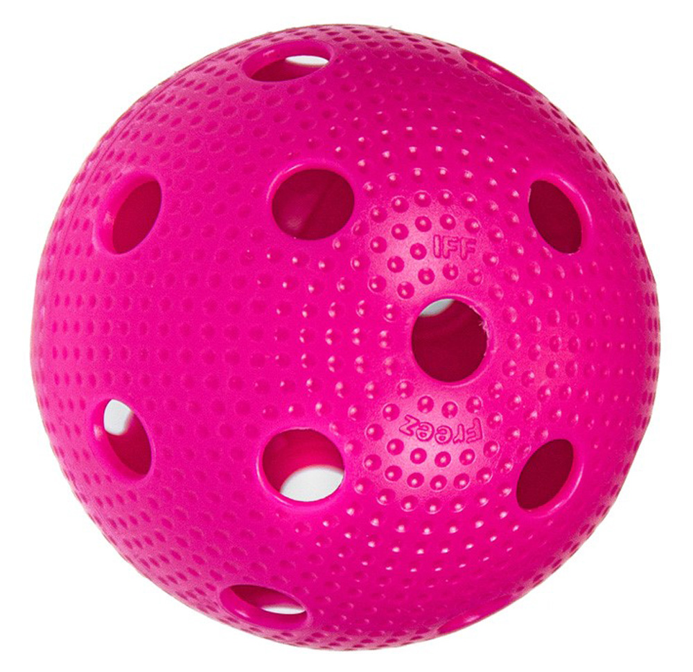 Freez Ball Official florbalový míč – růžový