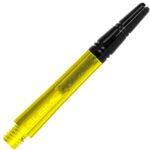 Polycarbonové násadky na šipky s hliníkovou koncovkou.