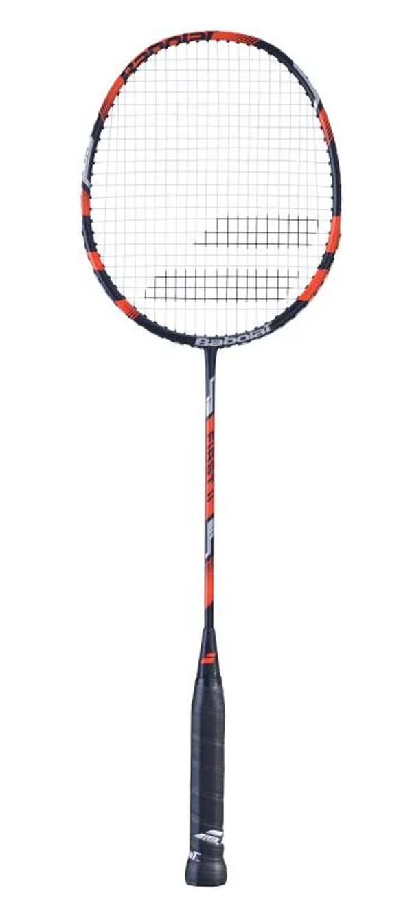 Rekreační badmintonová raketa.