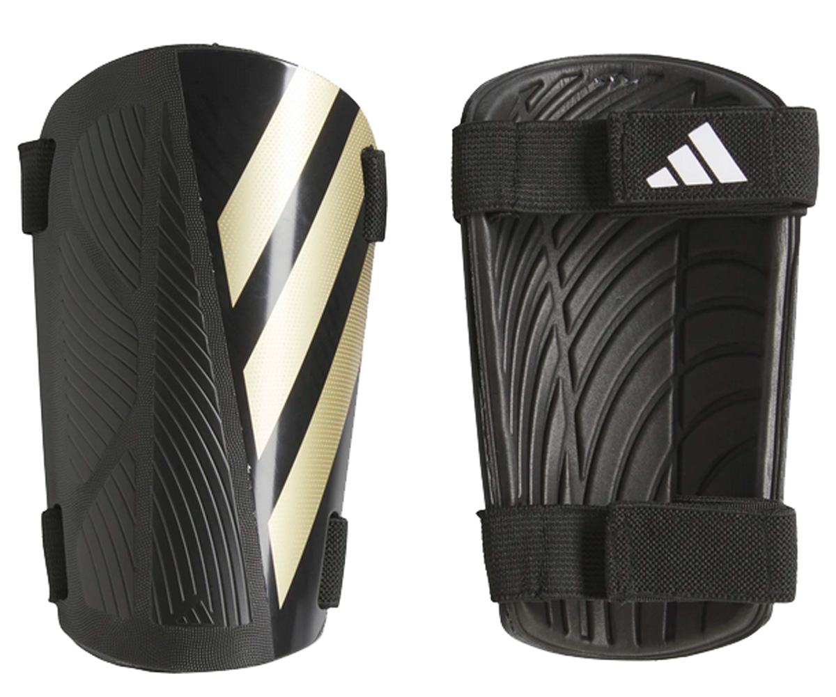 Adidas TIRO SG TRN chrániče černo-zlatá