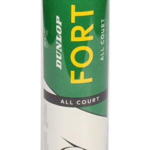 Turnajové tenisové míče Dunlop FORT s dlouhou životností.