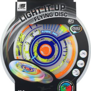 Létací talíř - disk s LED podsvícením.