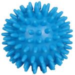 Měkký masážní míček s bodlinkami pro reflexní masáž.
