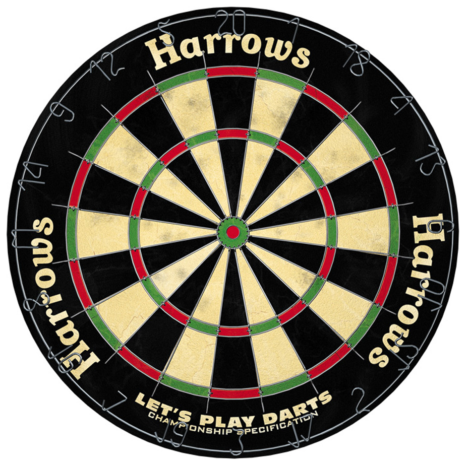 Sisálový terč Harrows Let’s Play Darts