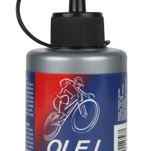 Olej na jízdní kola v olejničce.