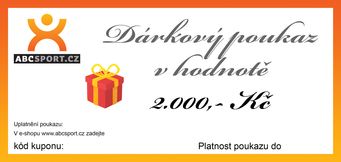 Dárkový poukaz na 2.000,- Kč
