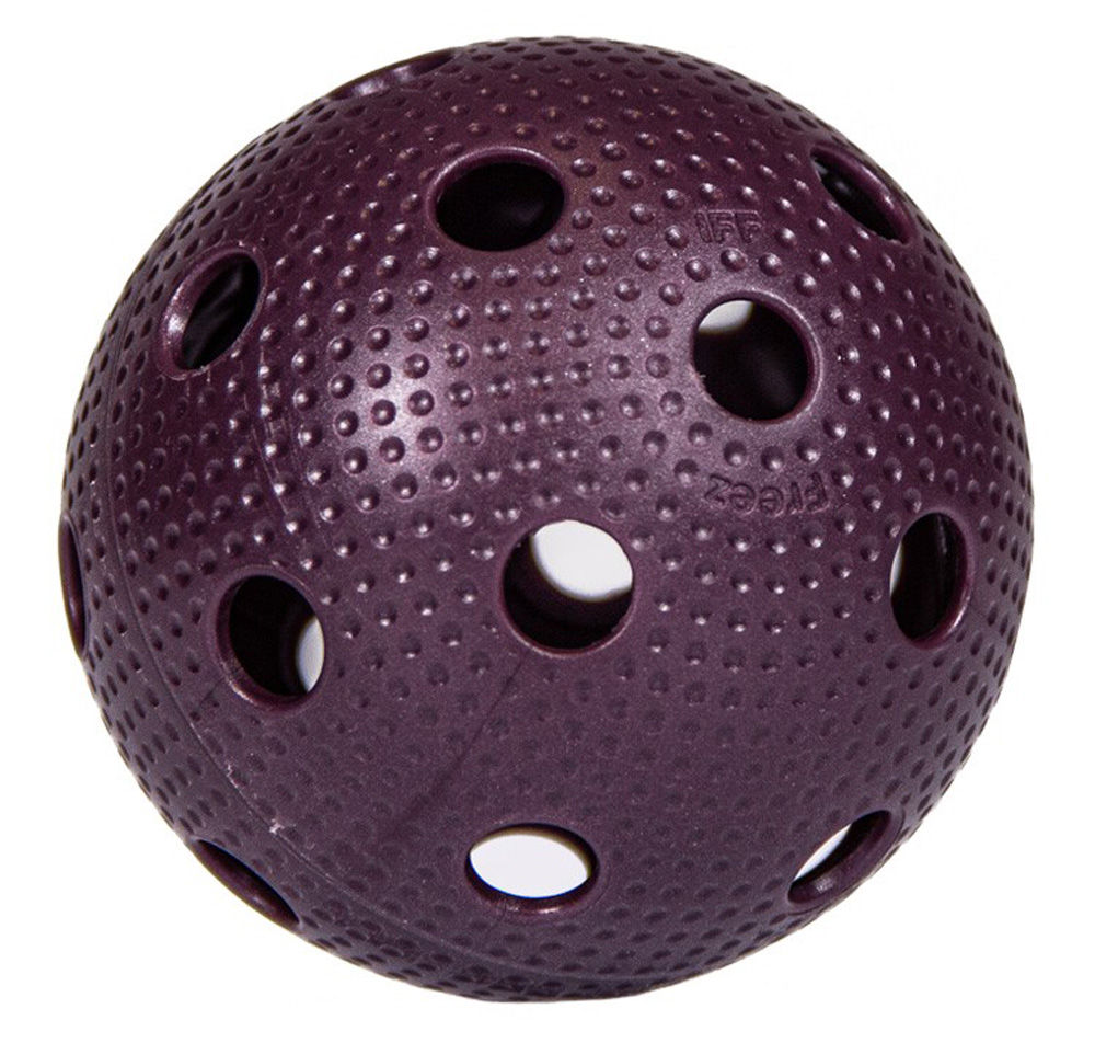Freez Ball Official florbalový míč – fialový