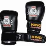 King Fighter Dětské boxerské rukavice černé carbon váha/velikost: 8 | JustBest.cz