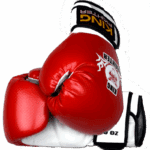 King Fighter Dětské boxerské  rukavice carbon červené váha/velikost: 8 | JustBest.cz